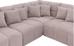 Goossens excellent hoekbank kubus beige stof - 8252075-gespiegeld-02