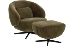 Goossens draaifauteuil saar groen stof - 8252084-goossens-saar-fauteuil-stof-01