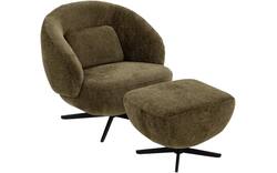 Goossens draaifauteuil saar groen stof - 8252084-goossens-saar-fauteuil-stof-01