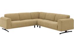 Goossens hoekbank mellow geel stof - 8252088-goossens-mellow-bank-stof-geel-02