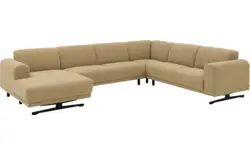 Goossens u bank mellow geel stof - 8252089-goossens-mellow-bank-stof-geel-01