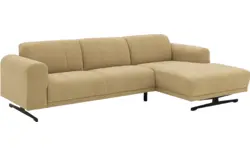 Goossens loungebank mellow geel stof - 8252090-gespiegeld-02