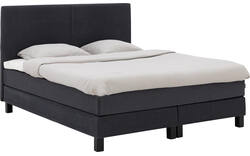 Goossens boxspring compleet gs 180 compleet grijs stof - 8252119-goossens-gs-180-boxspring-stof-99