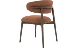 Goossens eetkamerstoel diede rood stof - 8252180-goossens-diede-eetkamerstoel-stof-bruin-01