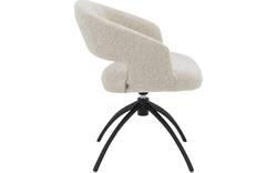 Goossens eetkamerstoel sara beige stof - 8252182-goossens-sara-eetkamerstoel-stof-beige-01