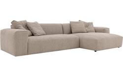 Goossens loungebank lago bruin stof - 8252191-gespiegeld-02