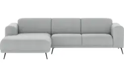 Goossens loungebank shallow grijs stof - 8252329-goossens-shallow-bank-stof-grijs-01