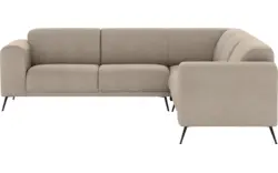 Goossens hoekbank shallow beige stof - 8252369-goossens-shallow-bank-stof-beige-01