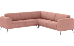 Goossens hoekbank shallow roze stof - 8252384-goossens-shallow-bank-stof-roze-01