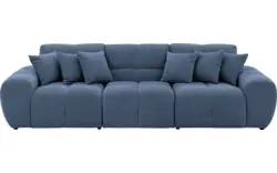 Goossens excellent zitbank kubus blauw stof - 8252684-goossens-excellent-kubus-bank-stof-blauw-01