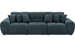 Goossens excellent zitbank kubus blauw stof - 8252687-goossens-excellent-kubus-bank-stof-blauw-01