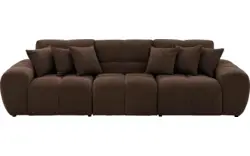 Goossens excellent zitbank kubus bruin stof - 8252695-goossens-excellent-kubus-bank-stof-bruin-01