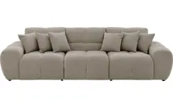 Goossens excellent zitbank kubus bruin stof - 8252697-goossens-excellent-kubus-bank-stof-bruin-01