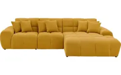 Goossens excellent loungebank kubus geel stof - 8252708-gespiegeld-02