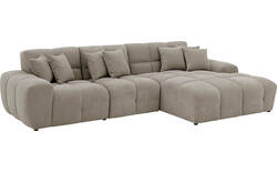 Goossens excellent loungebank kubus bruin stof - 8252713-gespiegeld-03