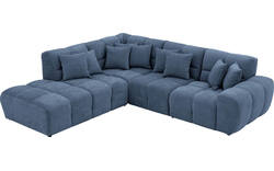 Goossens excellent hoekbank kubus blauw stof - 8252716-gespiegeld-02