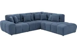 Goossens excellent hoekbank kubus blauw stof - 8252716-goossens-excellent-kubus-bank-stof-blauw-01