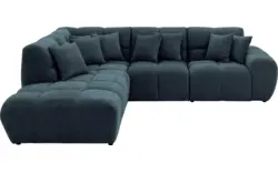 Goossens excellent hoekbank kubus blauw stof - 8252719-gespiegeld-02