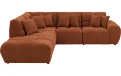 Goossens excellent hoekbank kubus bruin stof - 8252725-gespiegeld-02