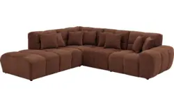 Goossens excellent hoekbank kubus bruin stof - 8252726-gespiegeld-02