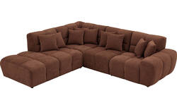 Goossens excellent hoekbank kubus bruin stof - 8252726-gespiegeld-02