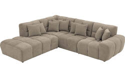 Goossens excellent hoekbank kubus bruin stof - 8252730-gespiegeld-02
