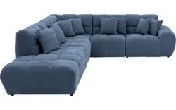 Goossens excellent hoekbank kubus blauw stof - 8252748-gespiegeld-02