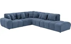 Goossens excellent hoekbank kubus blauw stof - 8252748-goossens-excellent-kubus-bank-stof-blauw-01