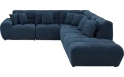 Goossens excellent hoekbank kubus blauw stof - 8252749-goossens-excellent-kubus-bank-stof-blauw-01