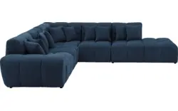 Goossens excellent hoekbank kubus blauw stof - 8252749-goossens-excellent-kubus-bank-stof-blauw-01