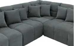 Goossens excellent hoekbank kubus groen stof - 8252750-gespiegeld-02