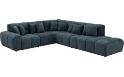 Goossens excellent hoekbank kubus blauw stof - 8252751-goossens-excellent-kubus-bank-stof-blauw-01