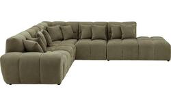 Goossens excellent hoekbank kubus groen stof - 8252755-goossens-excellent-kubus-bank-stof-groen-01