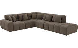 Goossens excellent hoekbank kubus bruin stof - 8252760-goossens-excellent-kubus-bank-stof-bruin-02