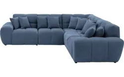 Goossens excellent hoekbank kubus blauw stof - 8252764-goossens-excellent-kubus-bank-stof-blauw-01