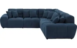 Goossens excellent hoekbank kubus blauw stof - 8252765-goossens-excellent-kubus-bank-stof-blauw-01