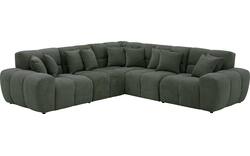 Goossens excellent hoekbank kubus groen stof - 8252768-goossens-excellent-kubus-bank-stof-groen-01
