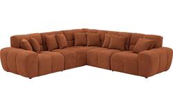 Goossens excellent hoekbank kubus bruin stof - 8252773-goossens-excellent-kubus-bank-stof-bruin-02