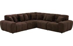 Goossens excellent hoekbank kubus bruin stof - 8252775-goossens-excellent-kubus-bank-stof-bruin-02