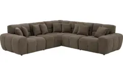 Goossens excellent hoekbank kubus bruin stof - 8252776-goossens-excellent-kubus-bank-stof-bruin-01