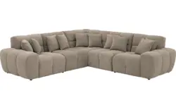Goossens excellent hoekbank kubus bruin stof - 8252778-goossens-excellent-kubus-bank-stof-bruin-01