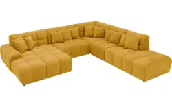Goossens excellent u bank kubus geel stof - 8252788-goossens-excellent-kubus-bank-stof-geel-01