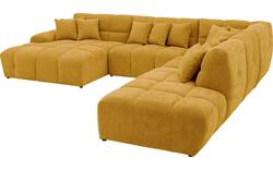 Goossens excellent u bank kubus geel stof - 8252788-goossens-excellent-kubus-bank-stof-geel-01