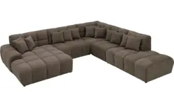 Goossens excellent u bank kubus bruin stof - 8252792-goossens-excellent-kubus-bank-stof-bruin-01