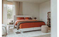 Goossens boxspring compleet quatro compleet beige stof - 8252829-goossens-quatro-boxspring-stof-01