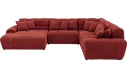 Goossens excellent u bank kubus rood stof - 8252833-goossens-excellent-kubus-bank-stof-rood-01