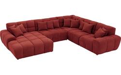 Goossens excellent u bank kubus rood stof - 8252833-goossens-excellent-kubus-bank-stof-rood-01