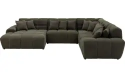 Goossens excellent u bank kubus groen stof - 8252840-goossens-excellent-kubus-bank-stof-groen-01