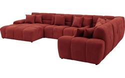Goossens excellent u bank kubus rood stof - 8252849-goossens-excellent-kubus-bank-stof-rood-01