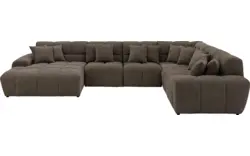 Goossens excellent u bank kubus bruin stof - 8252862-goossens-excellent-kubus-bank-stof-bruin-01